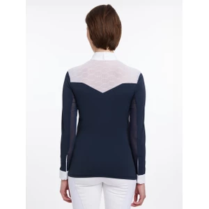 LeMieux Emily Long Sleeve Show Shirt  - Navy in Navy