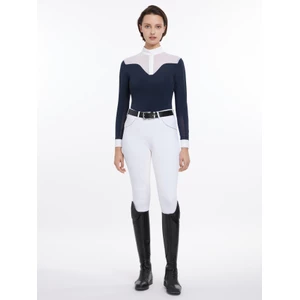 LeMieux Emily Long Sleeve Show Shirt  - Navy in Navy