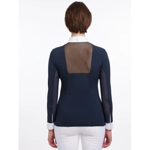 LeMieux Camille Long Sleeve Show Shirt  - Navy in Navy