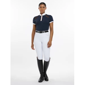 LeMieux Camille Short Sleeve Show Shirt  - Navy in Navy