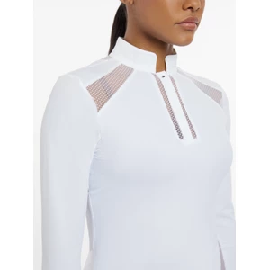 LeMieux Camille Long Sleeve Show Shirt  - White in White