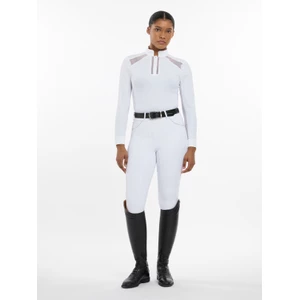 LeMieux Camille Long Sleeve Show Shirt  - White in White