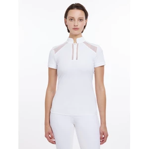 LeMieux Camille Short Sleeve Show Shirt  - White in White