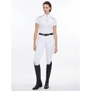 LeMieux Camille Short Sleeve Show Shirt  - White in White