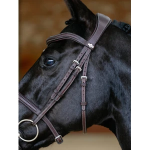 LeMieux Kudos Contour Flash Bridle   - Brown 