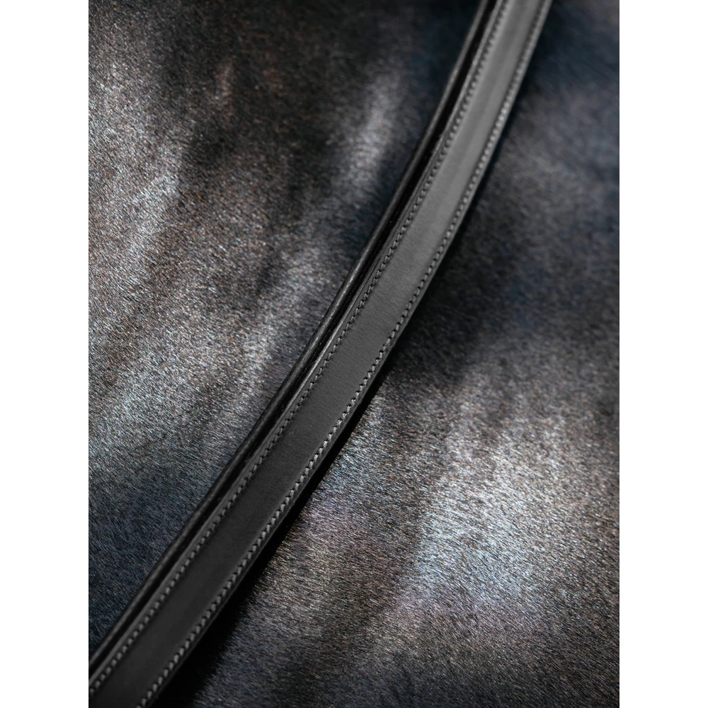 LeMieux Leather Neck Strap  - Black in Black