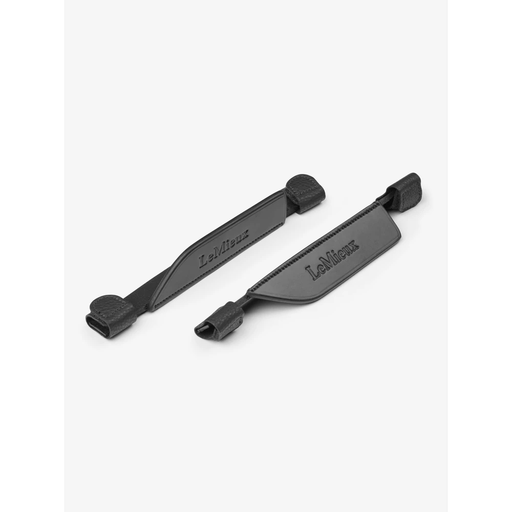 LeMieux Leather Bridle Blinkers  - Black in Black