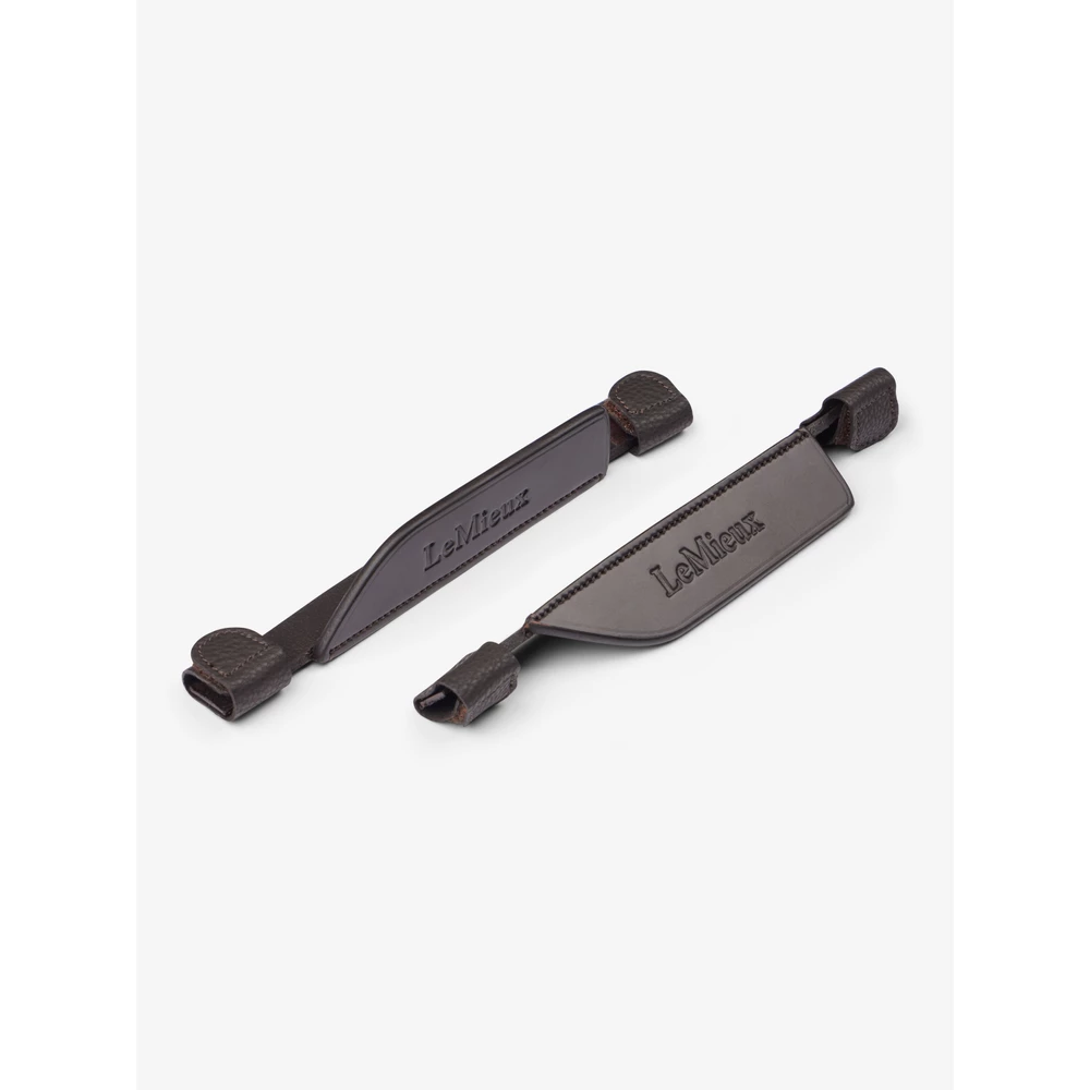 LeMieux Leather Bridle Blinkers  - Brown in Brown