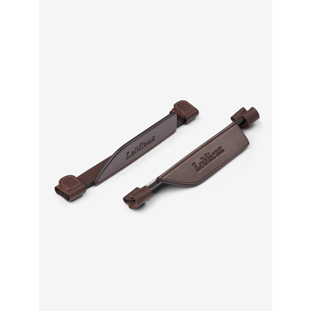 LeMieux Leather Bridle Blinkers Havanna- Havana