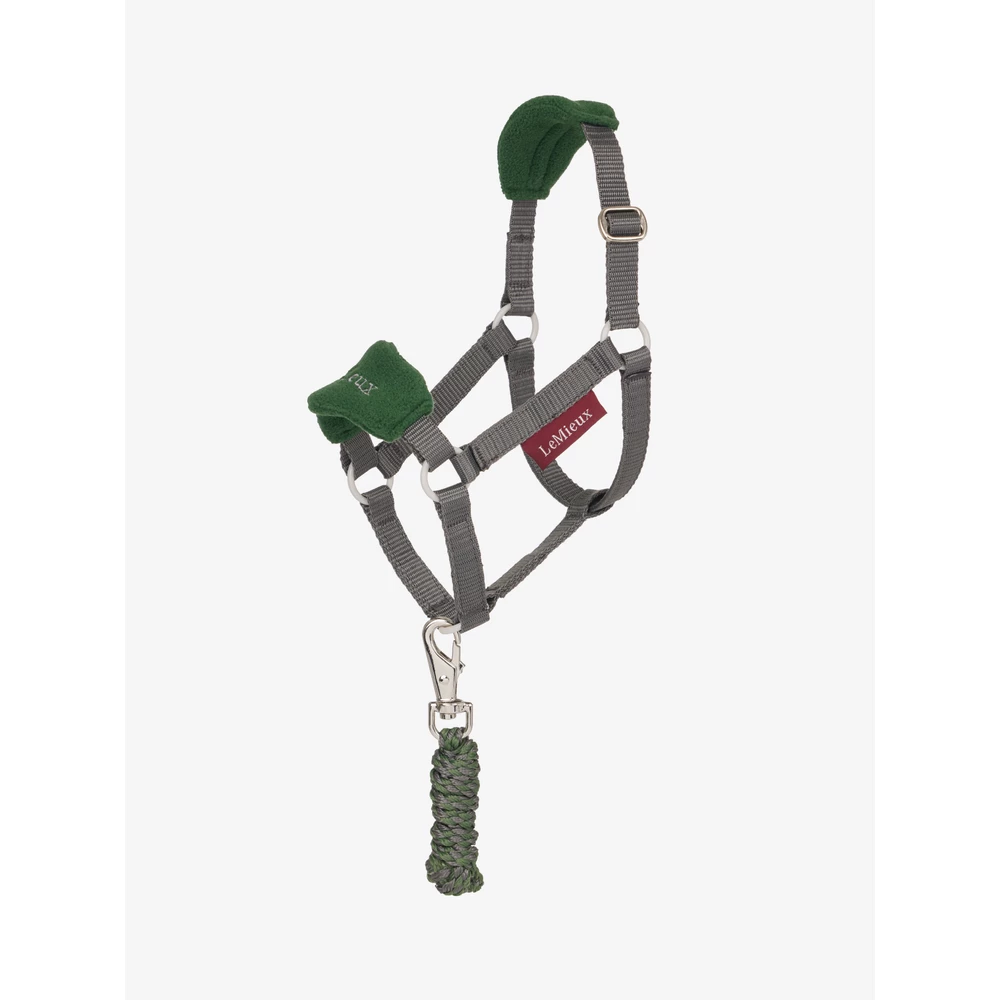 LeMieux Hobby Horse Vogue Headcollar & Leadrope  - Hunter Green in Hunter Green