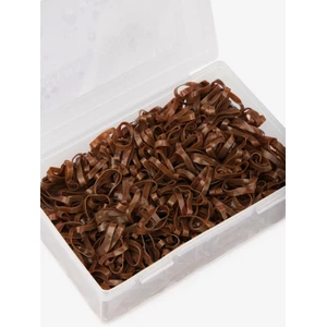 LeMieux Silicone Plaiting Bands  - Brown in Brown