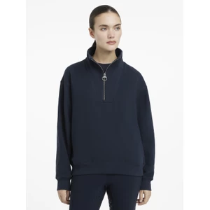 LeMieux Keira Quarter Neck Sweat  - Navy in Navy