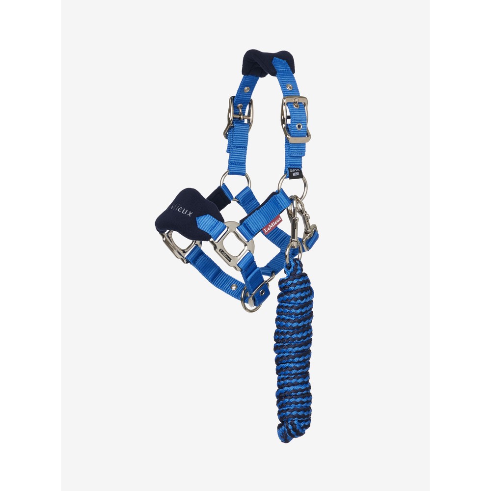 LeMieux Mini Vogue Headcollar & Leadrope Benetton- Benetton Blue