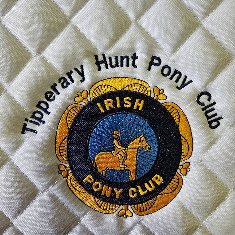 Agrihealth Tipperary Hunt Pony Club Embroidered Cotton Saddlecloth