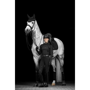 LeMieux Crystal Suede Dressage Square  - Black 