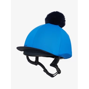 LeMieux Classique Pom Hat Silk  - Benetton Blue in Benetton Blue