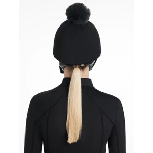 LeMieux Classique Pom Hat Silk  - Black in Black