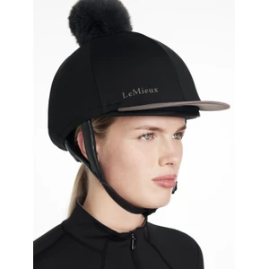 LeMieux Classique Pom Hat Silk  - Black in Black