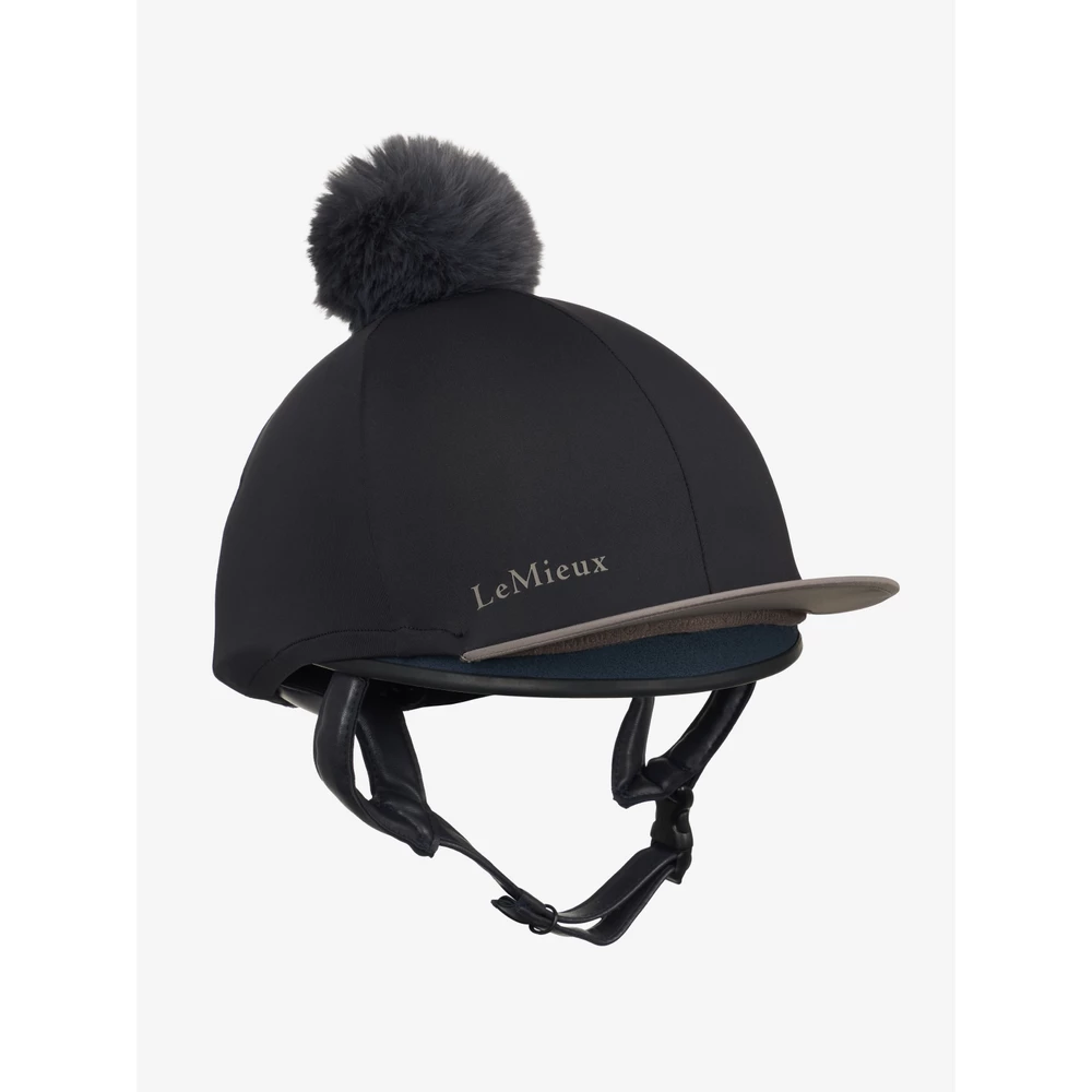 LeMieux Classique Pom Hat Silk  - Black in Black