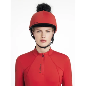 LeMieux Classique Pom Hat Silk  - Chilli in Chilli