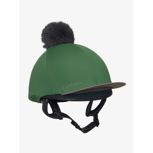 LeMieux Classique Pom Hat Silk  - Hunter Green in Hunter Green