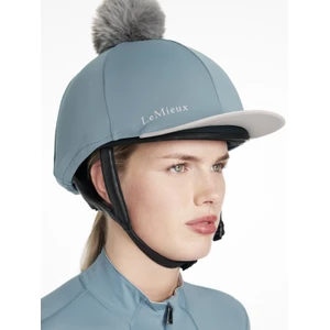 LeMieux Classique Pom Hat Silk  - Ice Blue 