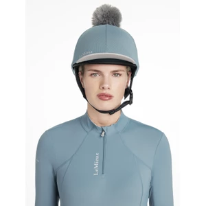 LeMieux Classique Pom Hat Silk  - Ice Blue in Ice Blue
