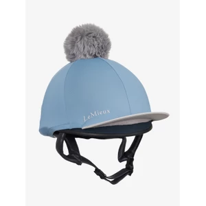 LeMieux Classique Pom Hat Silk  - Ice Blue in Ice Blue