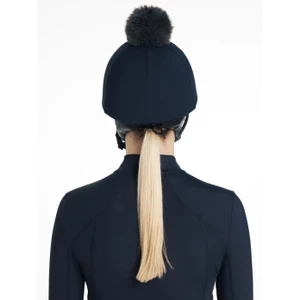 LeMieux Classique Pom Hat Silk  - Navy in Navy