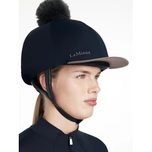 LeMieux Classique Pom Hat Silk  - Navy in Navy