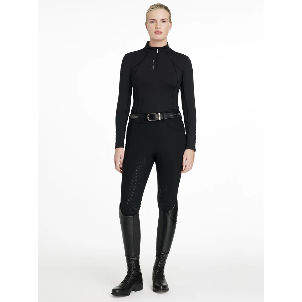 LeMieux Classique Base Layer  - Black in Black