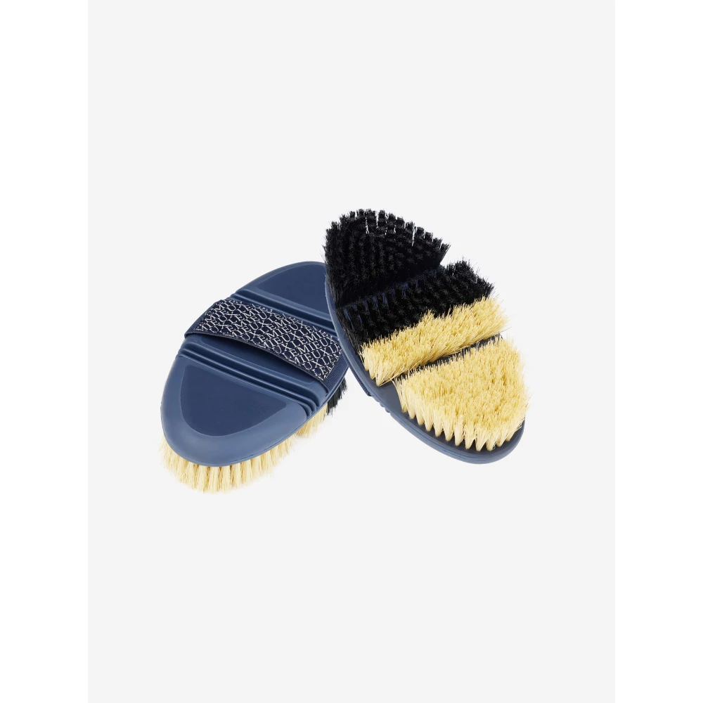 LeMieux Flexi Half & Half Grooming Brush  - Navy in Navy