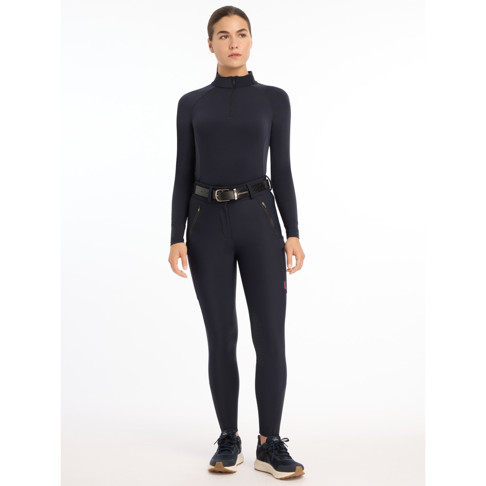LeMieux Drytex Waterproof Breeches Knee Grip - Navy