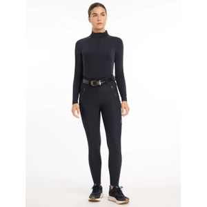 LeMieux Drytex Waterproof Breeches Knee Grip  - Navy in Navy