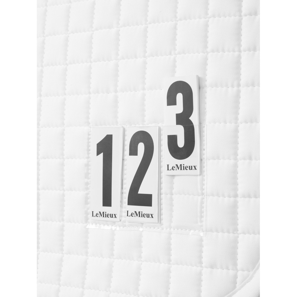 LeMieux Cotton Close Contact Competition Square  - White 