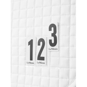 LeMieux Cotton Close Contact Competition Square  - White 