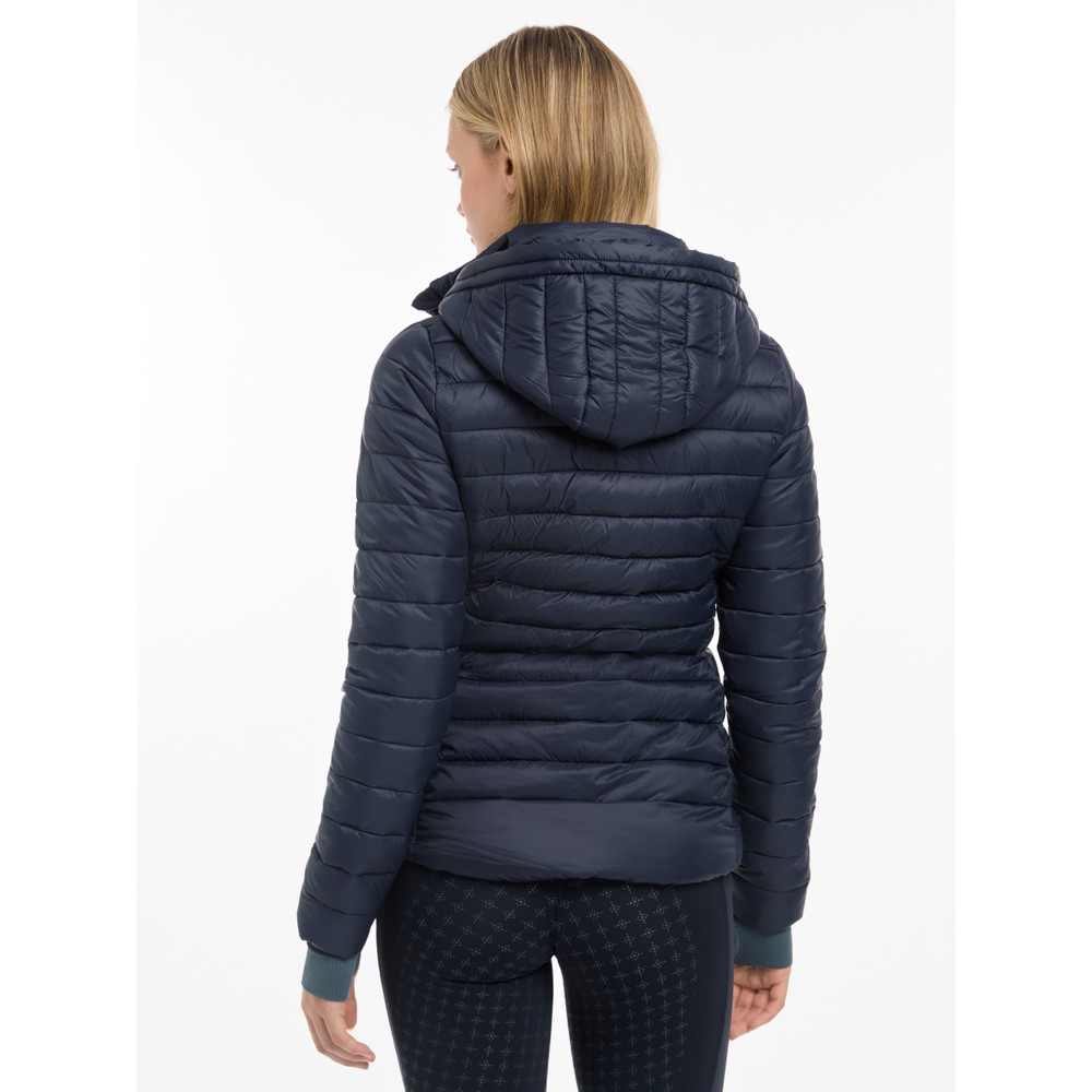 LeMieux Rose Hooded Puffer Jacket - Navy