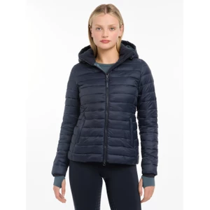 LeMieux Rose Hooded Puffer Jacket  - Navy in Navy