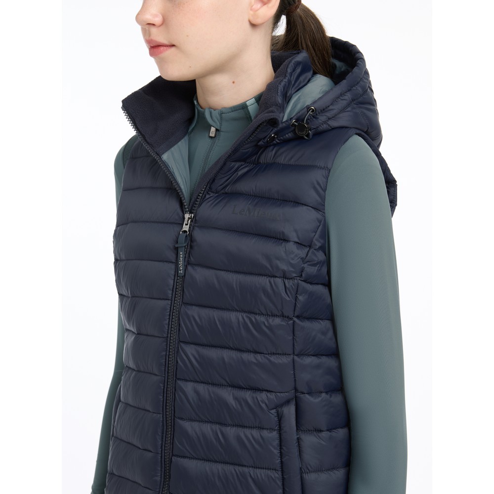 LeMieux Young Rider Ruby Puffer Gilet - Navy