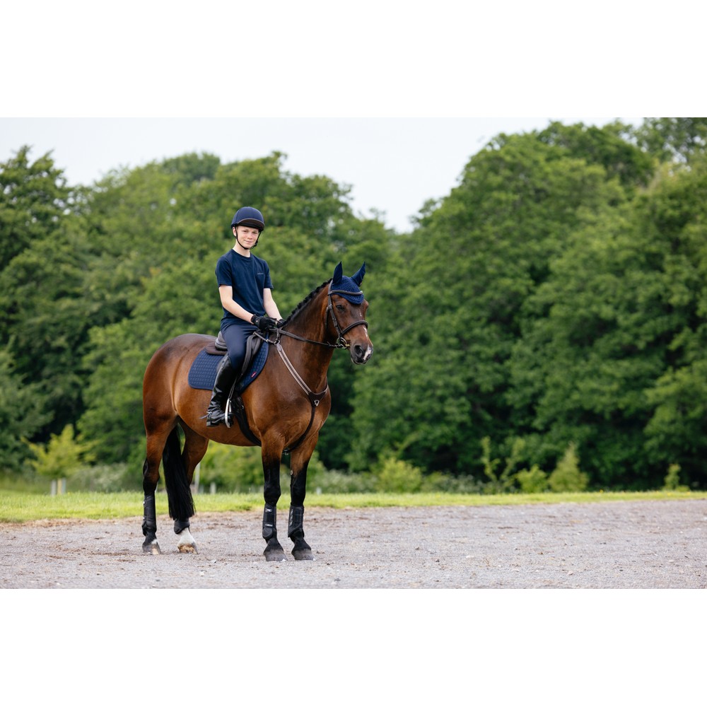 LeMieux Cotton Close Contact Square  - Navy 