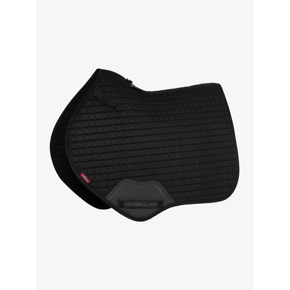 LeMieux Suede Close Contact Square  - Black in Black