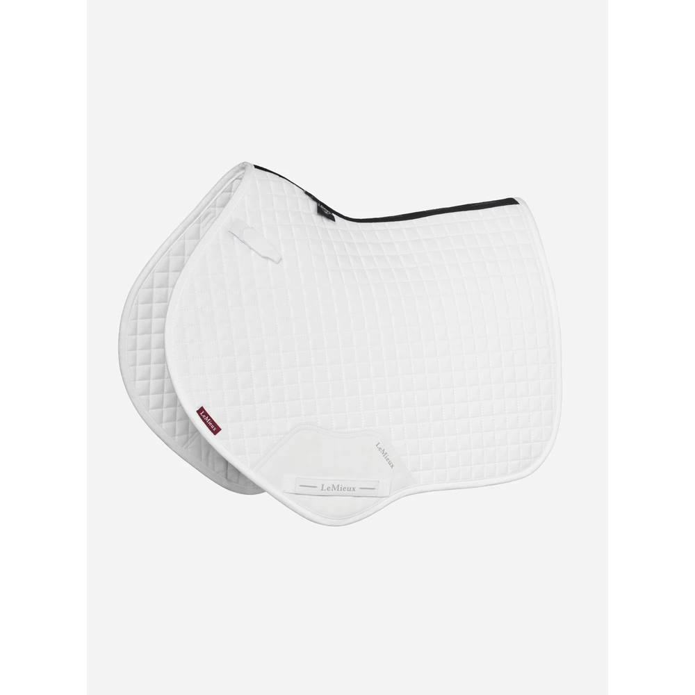LeMieux Suede Close Contact Square  - White in White