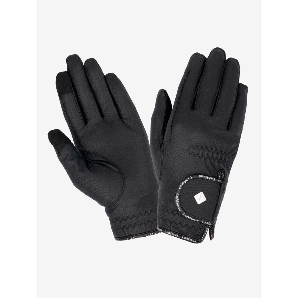 LeMieux Young Rider Classic Riding Gloves - Black