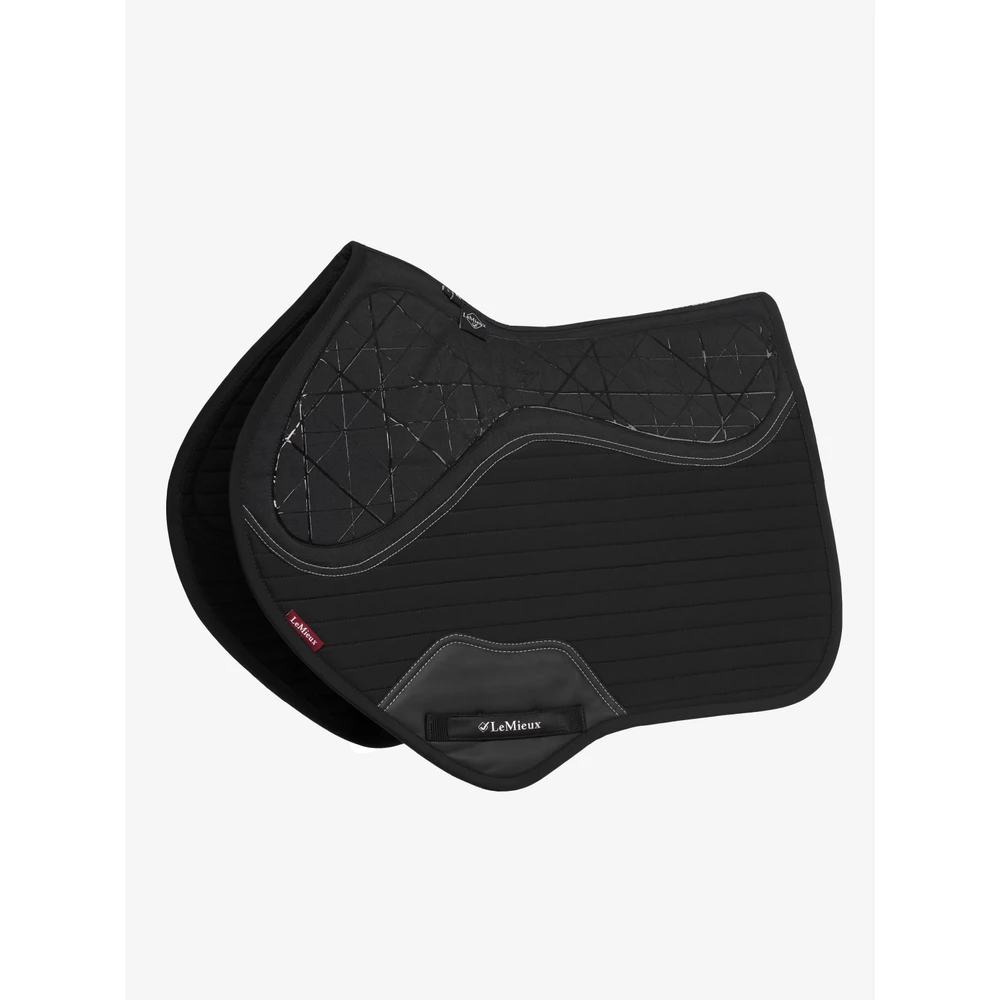 LeMieux Soft Shell Anti Slip Close Contact Square  - Black in Black