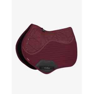 LeMieux Soft Shell Anti Slip Close Contact Square  - Burgundy in Burgundy
