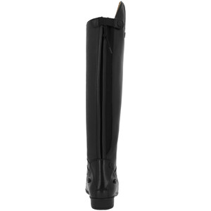 Equitheme Leather Lace-Up Tall Boots - Black in Black