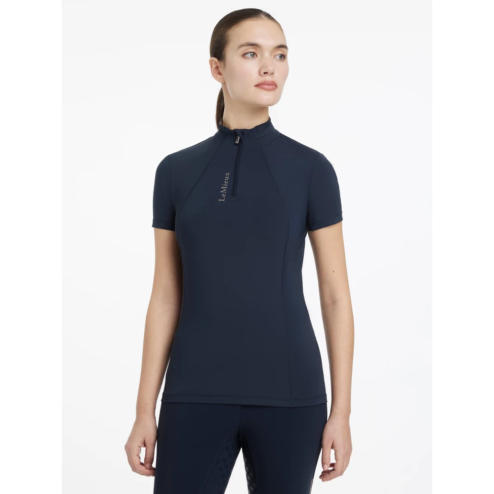 LeMieux Classique Short Sleeve Base Layer  - Navy in Navy