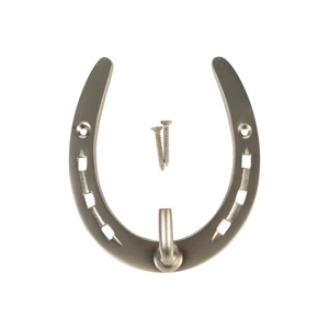 HKM Brass Horseshoe Hook - Silver in Silver