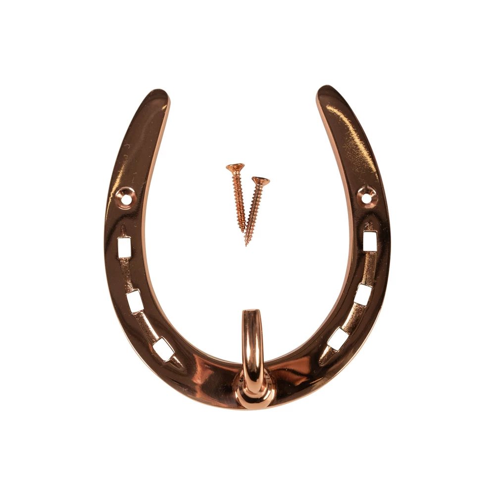 HKM Brass Horseshoe Hook - Brass in Brass