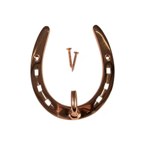 HKM Brass Horseshoe Hook - Brass in Brass